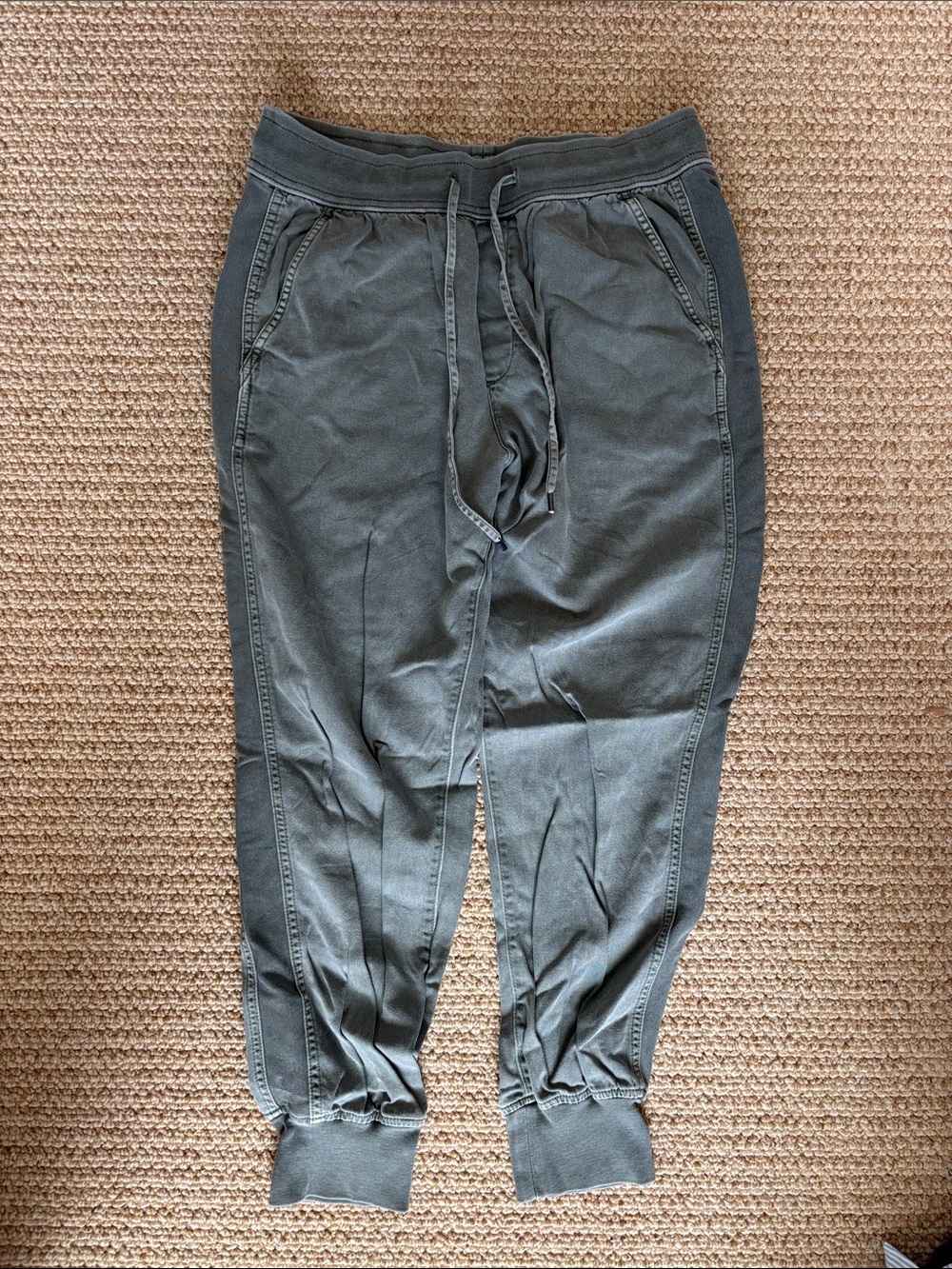 GAP Women's Olive Green Drawstring Joggers